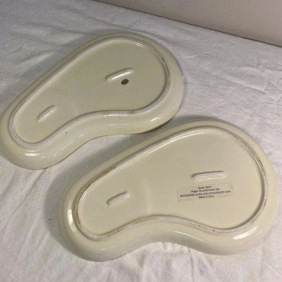 Vintage 2003 WMG the Beet Goes On and Corn To Be Wild Lunch/Snack Plates - Picture 6 of 10